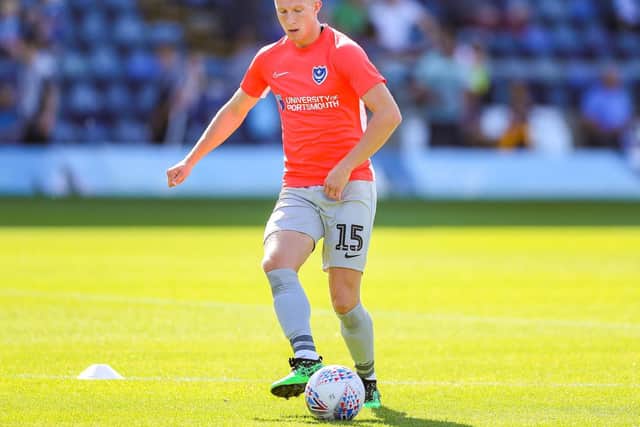 Gaffer for a Day, James Robbins, wants Ross McCrorie recalled for Pompey's trip to AFC Wimbledon. Picture: Nigel Keene/ProSportsImages