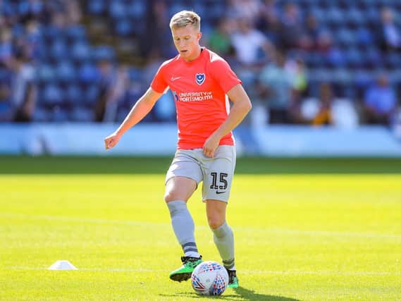 Gaffer for a Day, James Robbins, wants Ross McCrorie recalled for Pompey's trip to AFC Wimbledon. Picture: Nigel Keene/ProSportsImages
