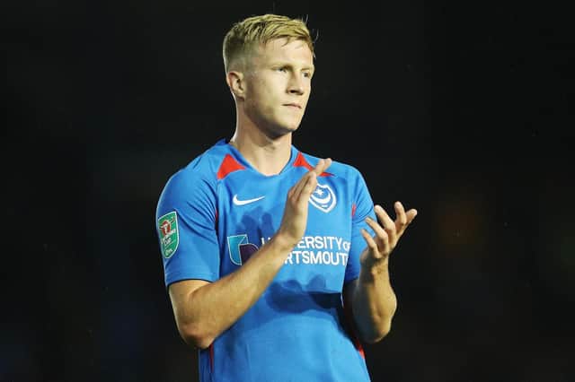 Ross McCrorie hasn't featured for Pompey in League One for more than a month. Picture: Joe Pepler
