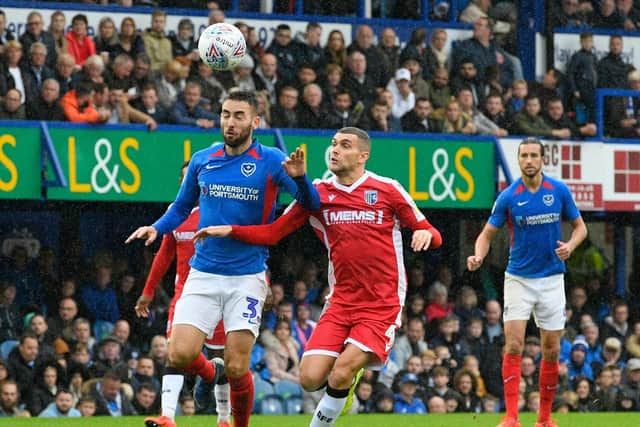 Ben Close in action during the recent 0-0 bore draw with Gillingham.