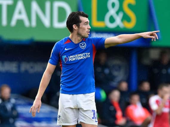 John Marquis returns to Pompey's starting XI at AFC Wimbledon for today's match. Picture: Graham Hunt/ProSportsImages