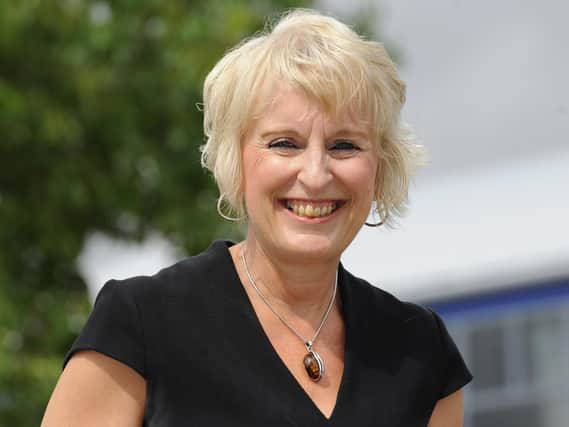 Julie Summerfield, head teacher at Horndean Technology College.
Picture by:  Malcolm Wells)