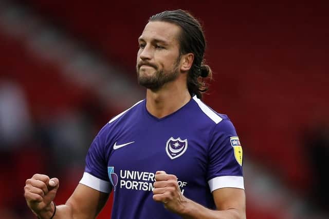 Pompey defender Christian Burgess