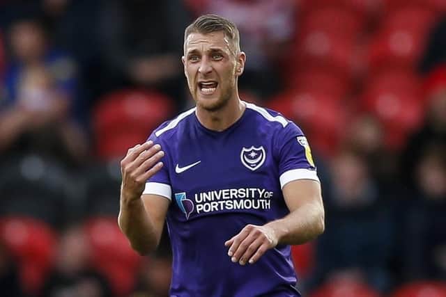 Pompey defender Lee Brown Picture: Daniel Chesterton