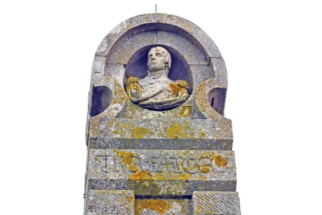 The Nelson Monument which heritage campaigners claim needs to be refurbished. Photo: Malcolm Wells. (191021-0275)