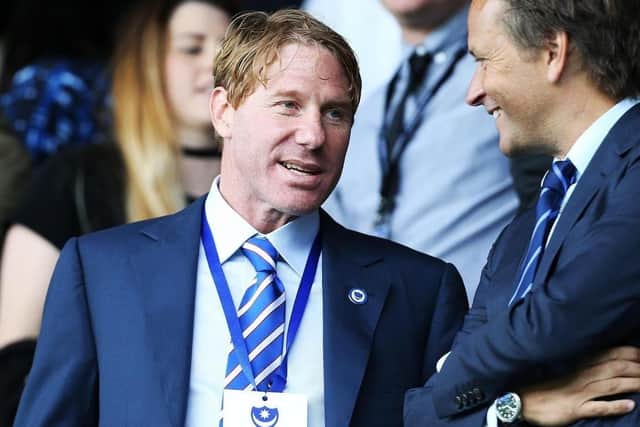 Pompey director Eric Eisner. Picture: Joe Pepler