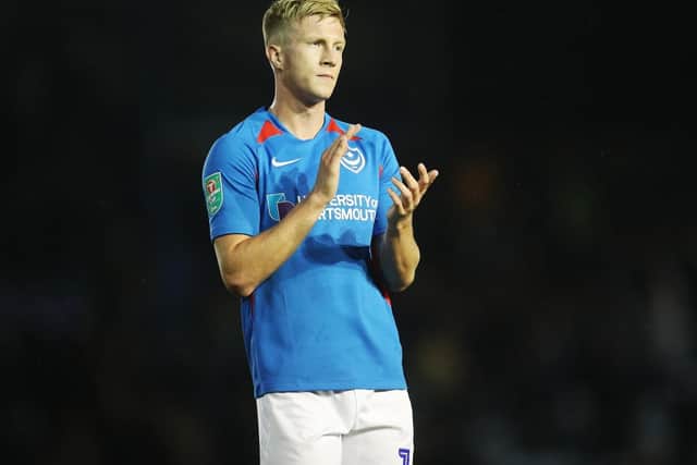 Ross McCrorie has been handed a Pompey recall against Lincoln - at right-back. Picture: Joe Pepler