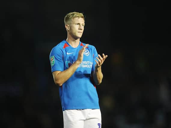 Ross McCrorie has been handed a Pompey recall against Lincoln - at right-back. Picture: Joe Pepler