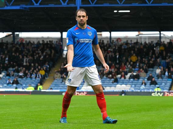 Brett Pitman is expected to miss Saturday's visit to Bristol Rovers. Picture: Graham Hunt/ProSportsImages