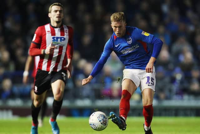 Ross McCrorie was surprisingly handed a right-back recall by Kenny Jackett against Lincoln. Picture: Joe Pepler