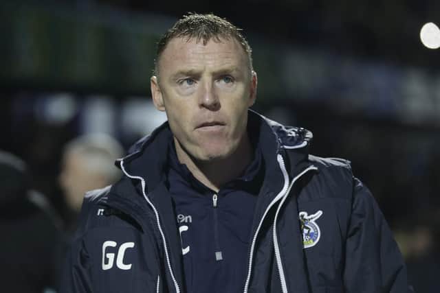 Bristol Rovers boss Graham Coughlan. Picture: Robin Jones