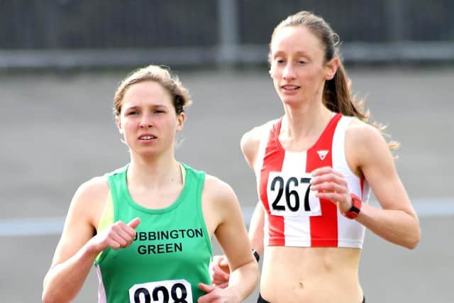 Rebecca Lord, left, was runner-up in the latest Lee-on-the-Solent parkrun
