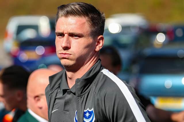 Pompey defender Oli Hawkins