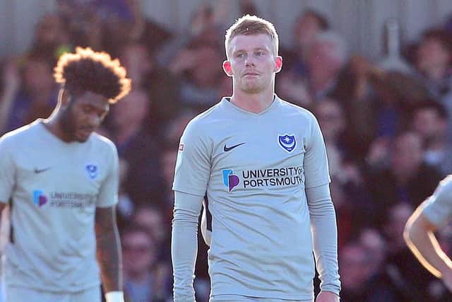 Pompey midfielder Andy Cannon   Picture: Joe Pepler