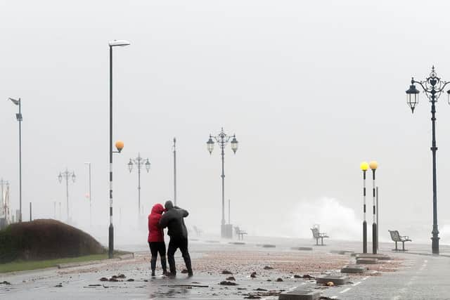Gale force winds will batter Portsmouth over next 24 hours. Picture: Keith Woodland.