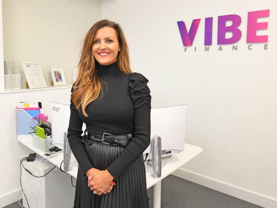 Kim McGinley -  the Director and Founder of Vibe Finance at their new office at Daedalus Park, at Lee-on-The Solent
Picture: Malcolm Wells (190926-5443)