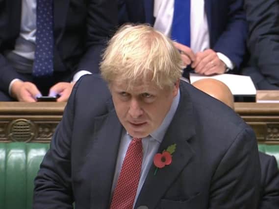Prime Minister Boris Johnson speaking in the House of Commons. Picture: House of Commons/PA Wire