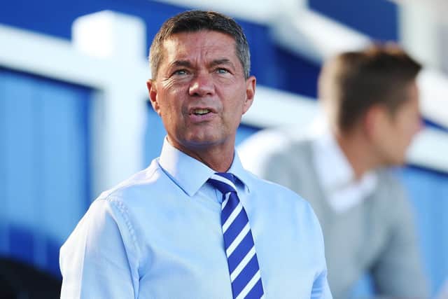 Chief executive Mark Catlin last night revealed at the Pompey Supporers' Trust AGM that the club are on the verge of releasing their Milton end plans. Picture: Joe Pepler