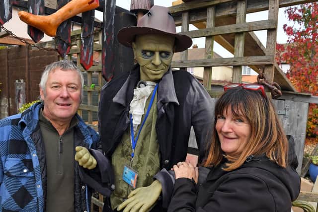 Very bizarre things are going on in the Gosport house owned by Dave and Pauline Narraway! Picture: Malcolm Wells (301019-9066)