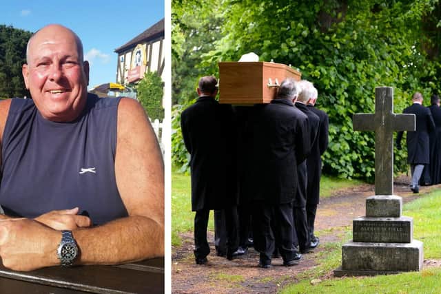 Steve Dymond's funeral was held in June. Picture: Jordan Pettitt/Solent News & Photo Agency