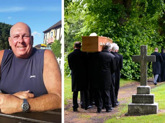 Steve Dymond's funeral was held in June. Picture: Jordan Pettitt/Solent News & Photo Agency