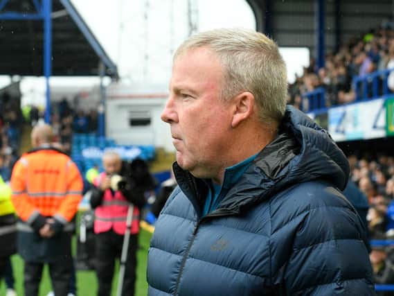 Kenny Jackett will be meeting Pompey's owner to discuss transfer plans during their latest visit from America. Picture: Graham Hunt