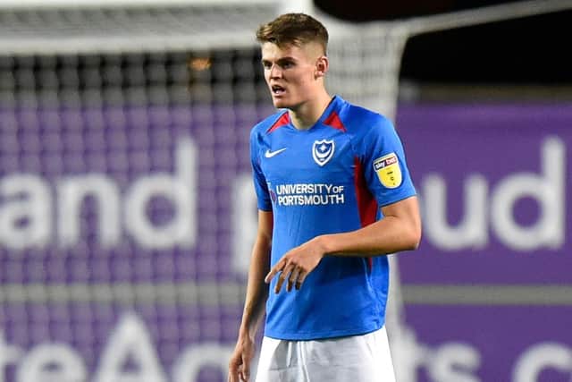 Pompey youngster Joe Hancott