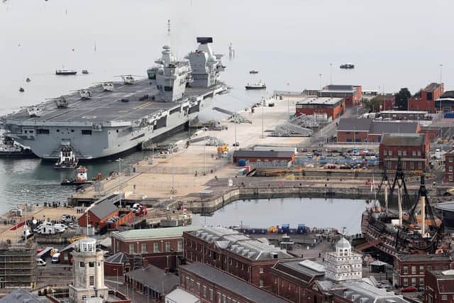 HMS Queen Elizabeth. Picture: LPHOT Kyle Heller