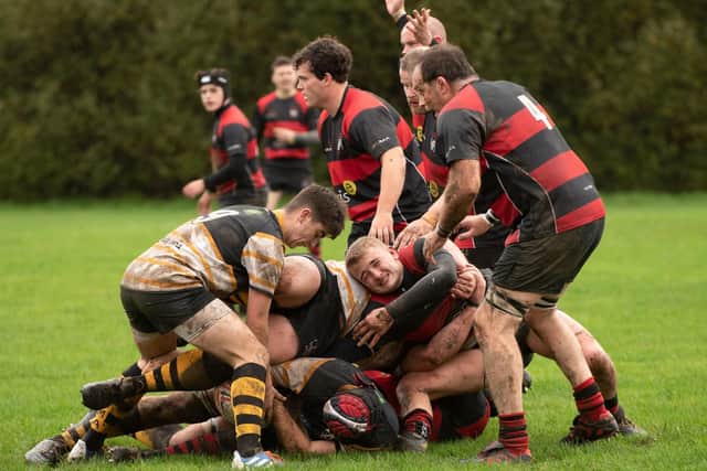 Action from Fareham Heathens v Portsmouth