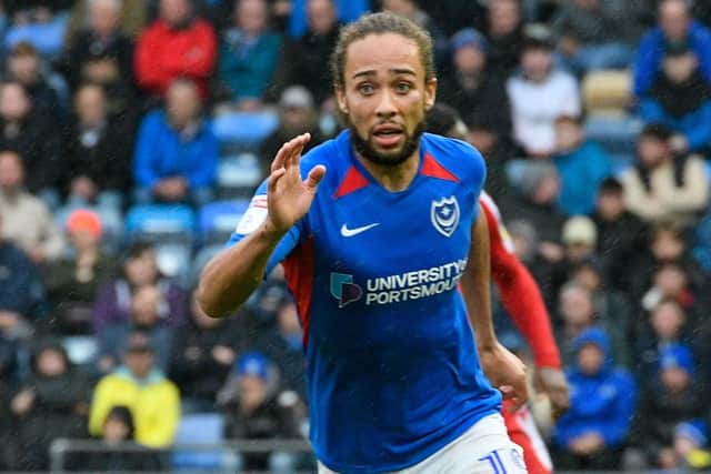 Pompey winger Marcus Harness