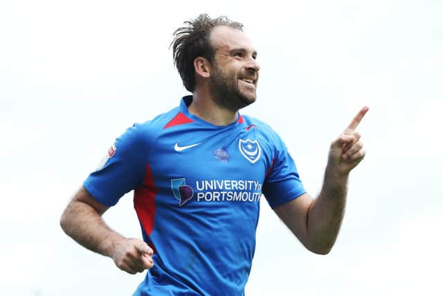 Pompey forward Brett Pitman