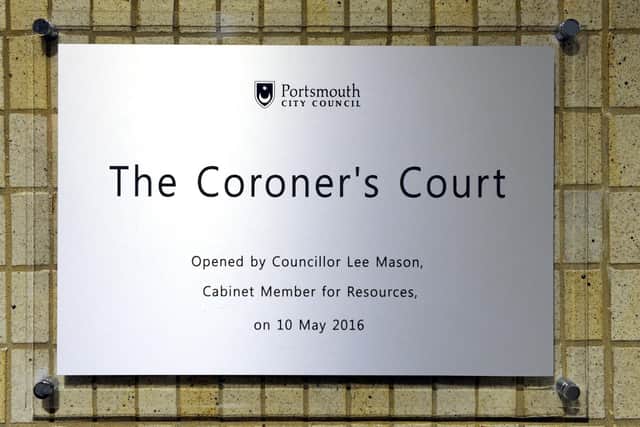 The Coroner's Court in Guildhall Square, Portsmouth
Picture: Malcolm Wells (180405-3355)