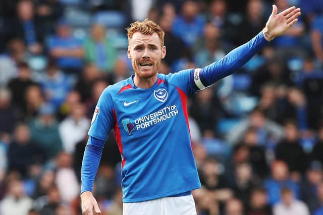 Pompey skipper Tom Naylor. Picture: Joe Pepler