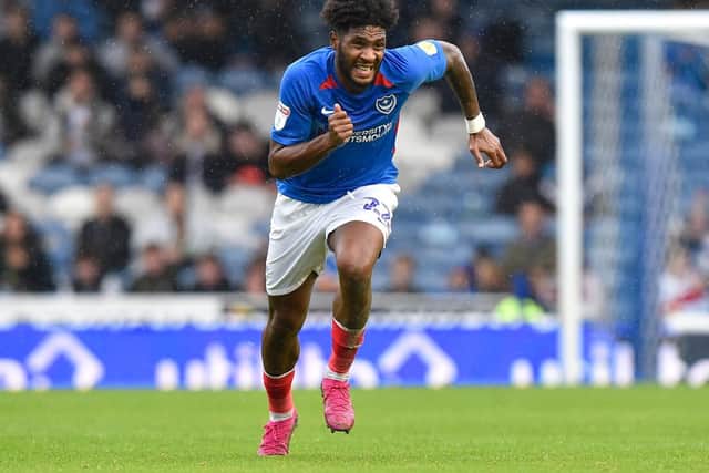 Ellis Harrison starts for Pompey against Southend. Picture: Graham Hunt