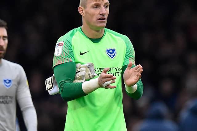 Craig MacGillivray misses out on tonight's visit of Southend through injury, replaced by Alex Bass. Picture: Graham Hunt/ProSportsImages