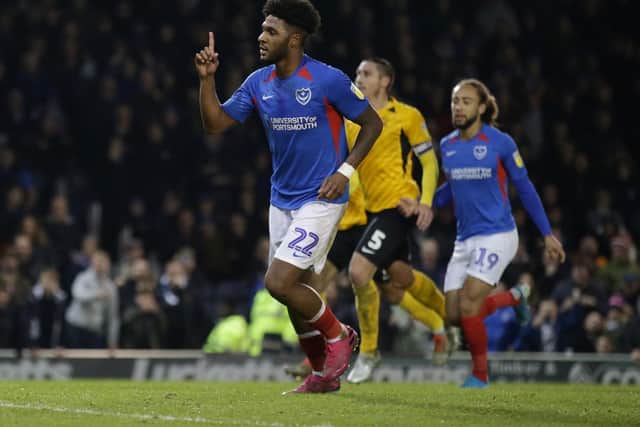 Ellis Harrison was Chris Overthrow's man of the match against Southend. Picture: Robin Jones/Getty Images