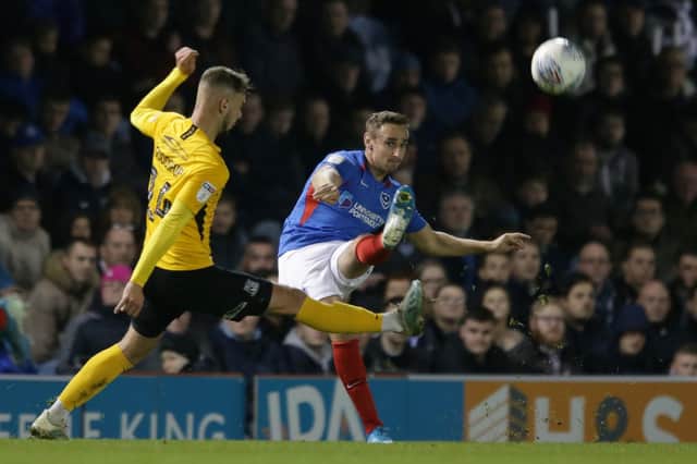 Brandon Haunstrup impressed when he came on for Pompey against Southend. Picture: Robin Jones