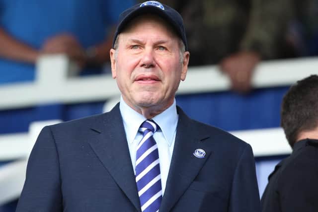 Pompey chairman Michael Eisner has been linked with the purchase of Portuguese side Felgueiras. Picture: Joe Pepler