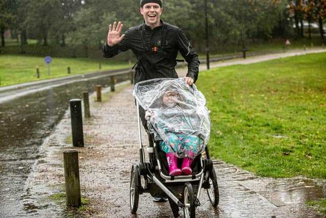 Runners brave the strong winds and driving rain at Fareham Parkrun