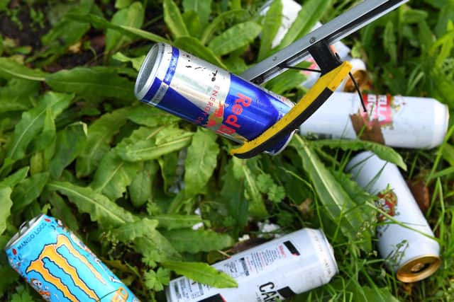 Some of the rubbish in the layby
Picture: Malcolm Wells (061119-9514)