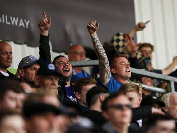 Pompey fans will be out in force for the FA Cup trip to Harrogate Picture: Daniel Chesterton