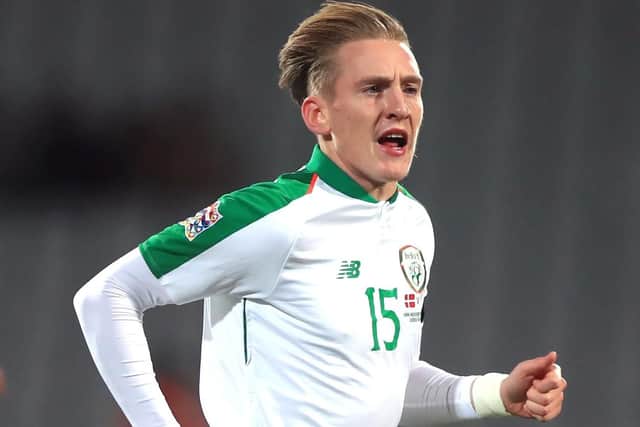 Ronan Curtis in action for Republic of Ireland. Picture: Simon Cooper
