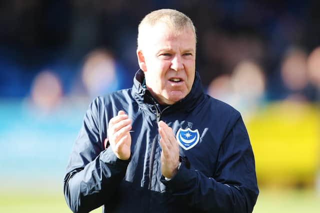 Pompey boss Kenny Jackett. Picture: Joe Pepler