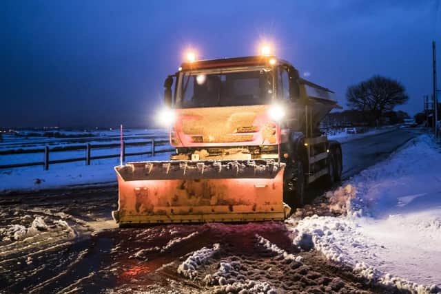 Schoolchildren in Hampshire named eight gritters to join the council's fleet. Picture: Danny Lawson/PA Wire