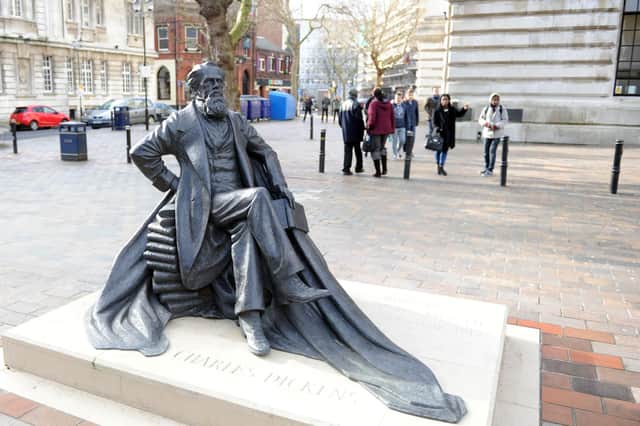 Charles Dickens in Guildhall Square      Picture: Paul Jacobs (14467-16)