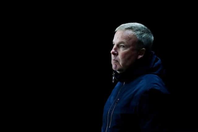 OXFORD, ENGLAND - OCTOBER 08: Kenny Jackett manager of Portsmouth during the Leasing.com Trophy match between Oxford United and Portsmouth at Kassam Stadium on October 08, 2019 in Oxford, England. (Photo by Catherine Ivill/Getty Images)