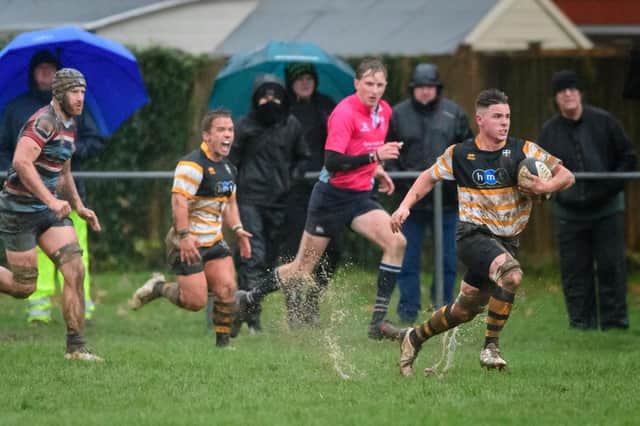 A splashing time was  had by all during Portsmouth's home game with Reeds Weybridge