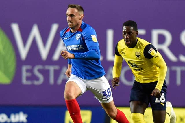 Pompey full-back Brandon Haunstrup
