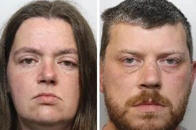 Sarah Barrass, 35, (left) and Brandon Machin (39) have been jailed for life. Picture: South Yorkshire Police/PA Wire