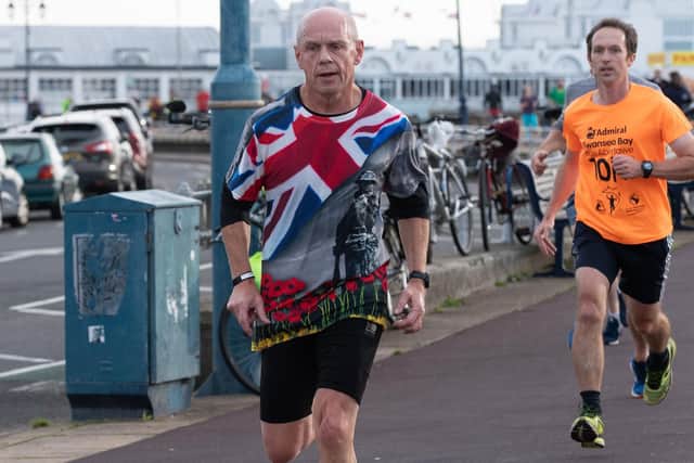 Neil Tolfree at the Southsea parkrun